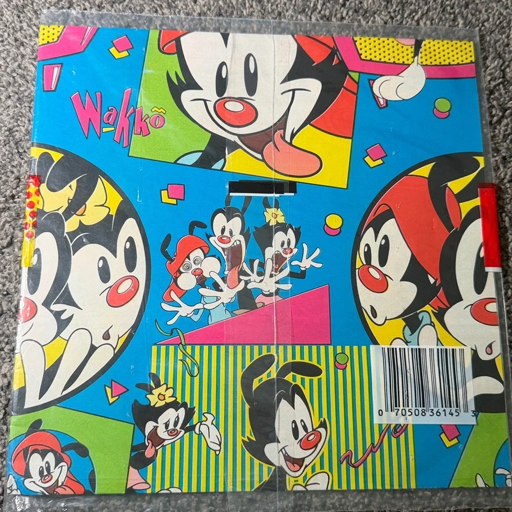 5/$25 VINTAGE Birthday Wrapping Paper Animaniacs